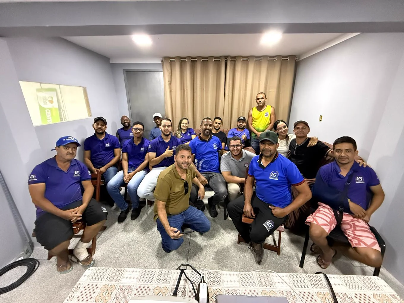 Confraternização da equipe LG Gráfica